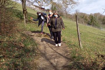 Samedi 13 mars - marche active au bord du Rhône.