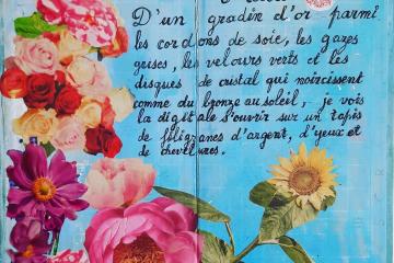 Une pensée pour... "La beauté des mots d'Arthur Rimbaud qui inspire ma créativité". Christiane D.